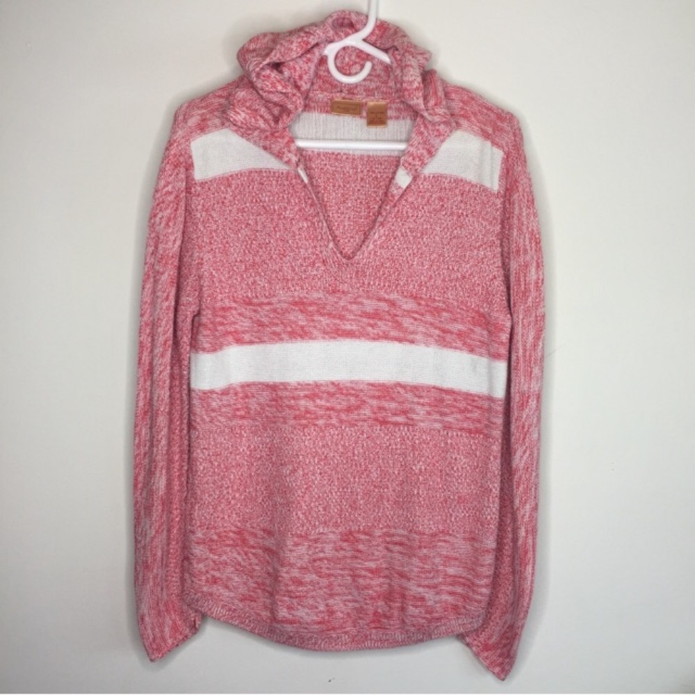 Northcrest Classic Hooded Knit Sweater Large